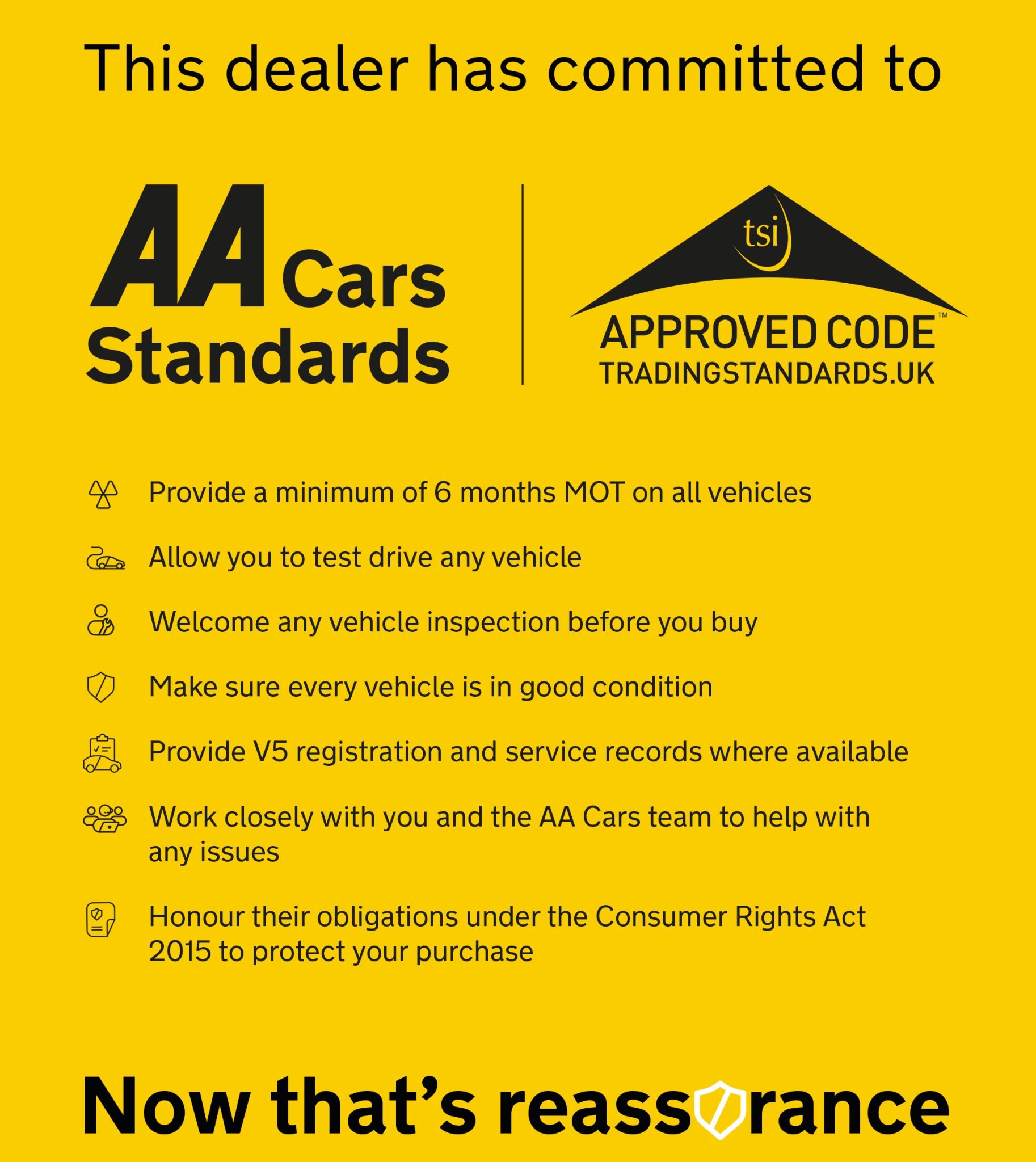 AA Cars Standards | Hemel Car Sales